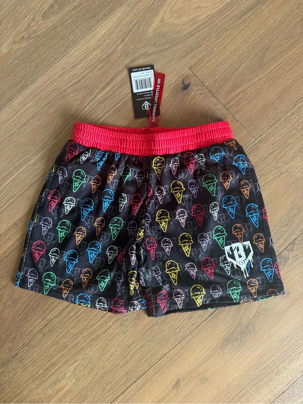Baseball Lifestyle 101 - Ice Cream Shorts - Scoops - Youth- NEW WITH TAGS